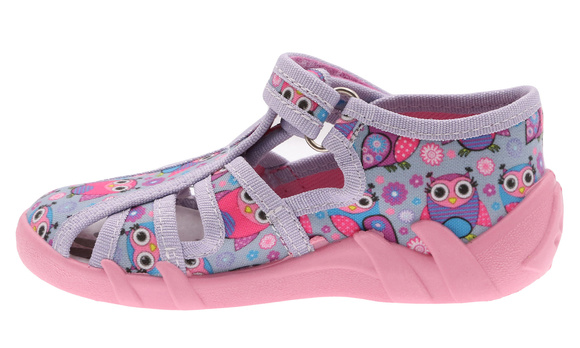 kapcie dziecięce obuwie tekstylne na rzep