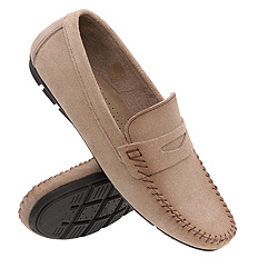 Obuwie męskie półbuty mokasyny skórzane