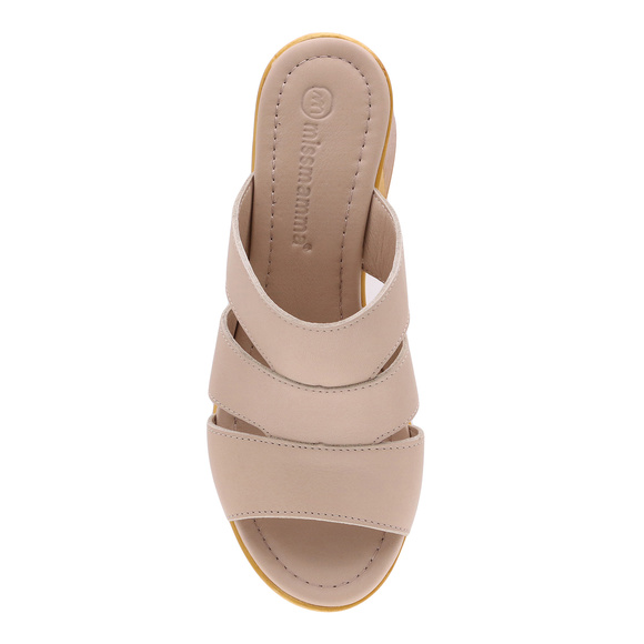 Klapki damskie profilaktyczne na klocku