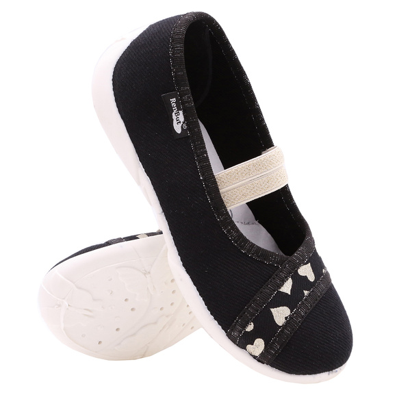 Kapcie dziecięce tekstylne na gumce