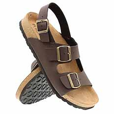 Sandały męskie rekreacyjne profilowane z regulacją