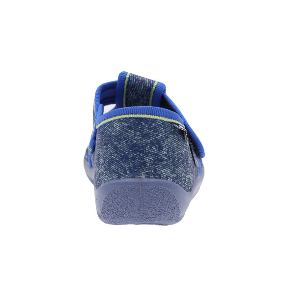 Kapcie dziecięce obuwie tekstylne na rzep