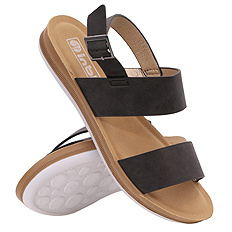 Sandały damskie niskie regulowane