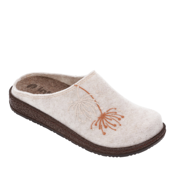 Kapcie damskie wygodne obuwie domowe Filc