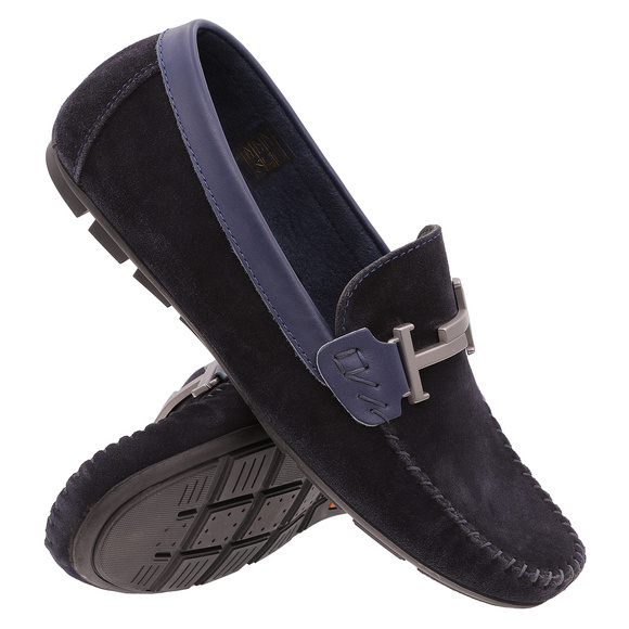 Obuwie męskie mokasyny skórzane