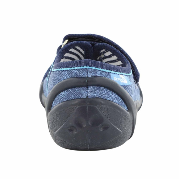 Kapcie dziecięce tekstylne sandałki na rzepy