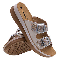 Klapki damskie profilaktyczne z regulacją