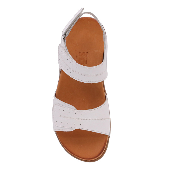 Sandały damskie profilaktyczne na rzepy