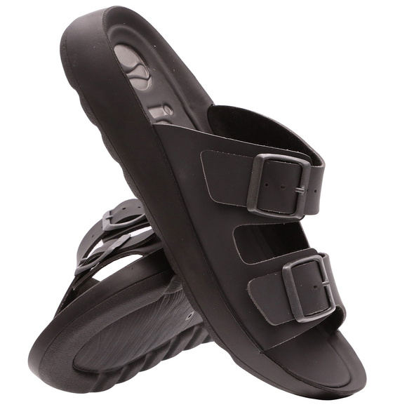 Klapki damskie regulowane z wkładką GEL