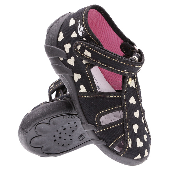 kapcie dziecięce obuwie tekstylne na rzep