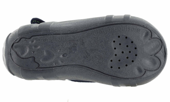 kapcie dziecięce obuwie tekstylne na rzep