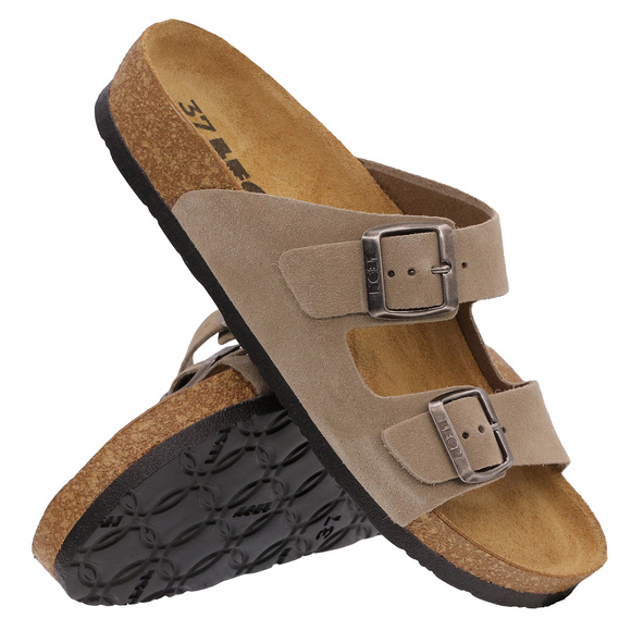 Klapki damskie casual profilaktyczne regulowane