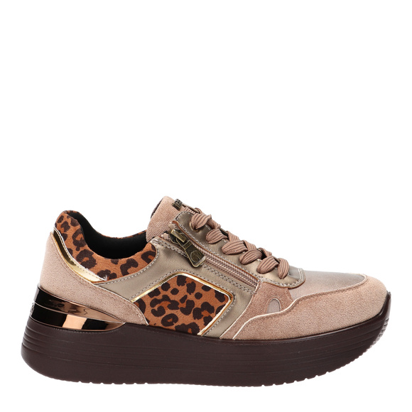 Obuwie damskie sportowe sneakers na suwak