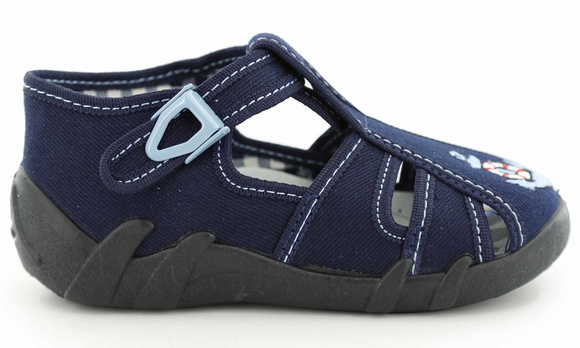 kapcie dziecięce obuwie tekstylne na rzep