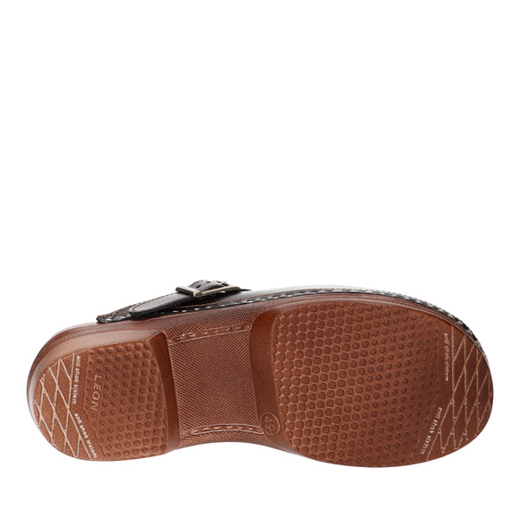 Klapki męskie medyczne profilaktyczne wysokie z paskiem