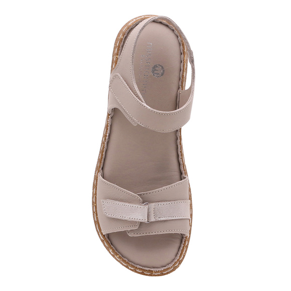 Sandały damskie profilaktyczne na rzepy