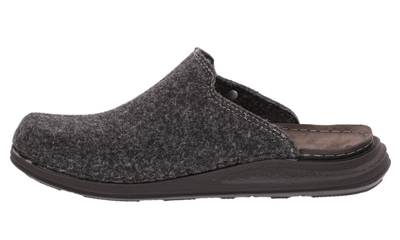 Kapcie męskie klapki profilaktyczne Filcowe na rzep