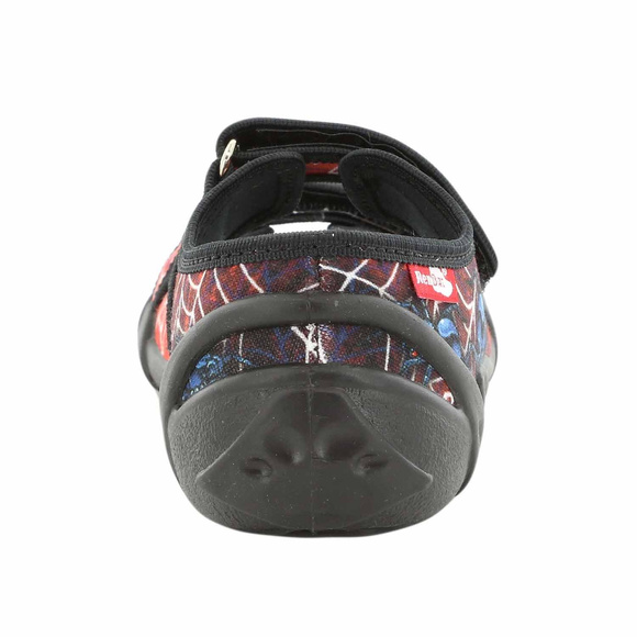 Kapcie dziecięce tekstylne sandałki na rzepy