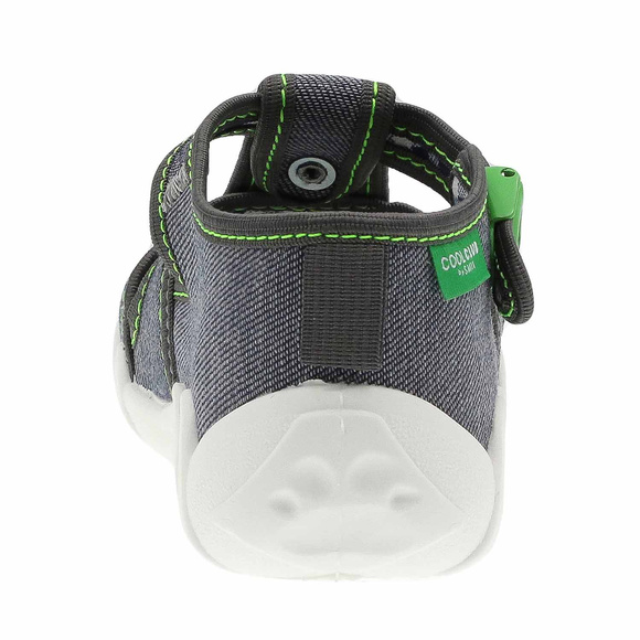 kapcie dziecięce obuwie tekstylne na rzep