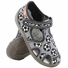 Kapcie dziecięce obuwie tekstylne na rzep