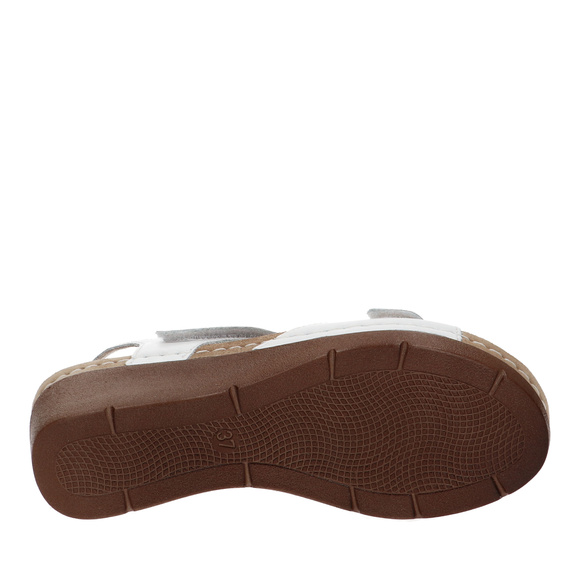 Sandały damskie profilaktyczne na rzepy