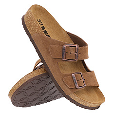 Klapki damskie casual profilaktyczne regulowane