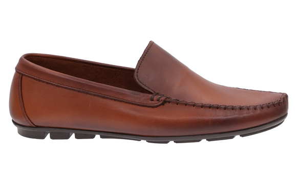 Obuwie męskie mokasyny ze skóry