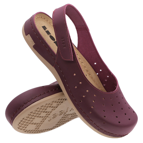 Sandały damskie medyczne na rzep