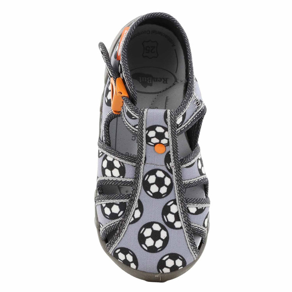 kapcie dziecięce obuwie tekstylne na rzep