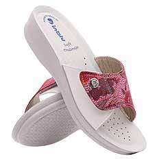 Klapki damskie medyczne na rzep