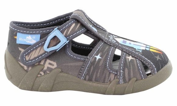 kapcie dziecięce obuwie tekstylne na rzep