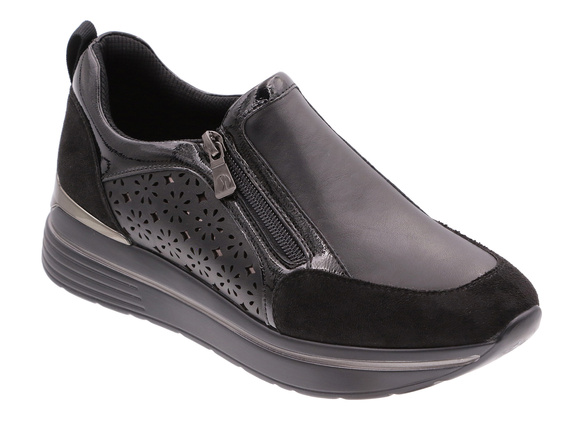 Obuwie damskie sportowe sneakers na suwak