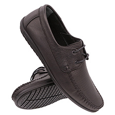 Obuwie męskie półbuty mokasyny sznurowane