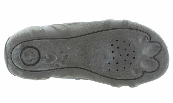 Kapcie dziecięce tekstylne sandałki na rzepy