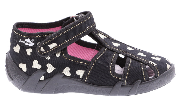 kapcie dziecięce obuwie tekstylne na rzep