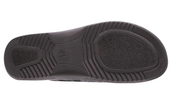 Kapcie męskie w kratę obuwie domowe