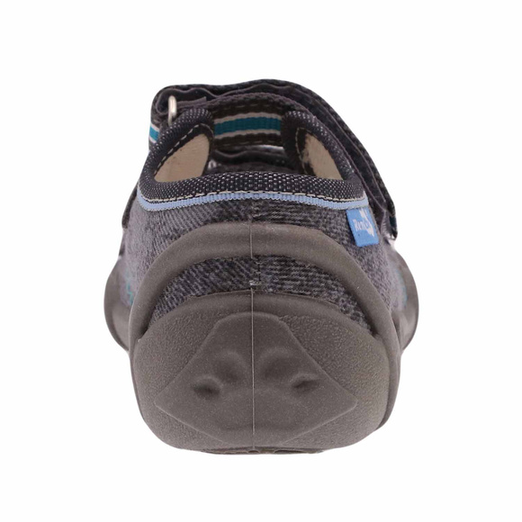 Kapcie dziecięce tekstylne sandałki na rzepy