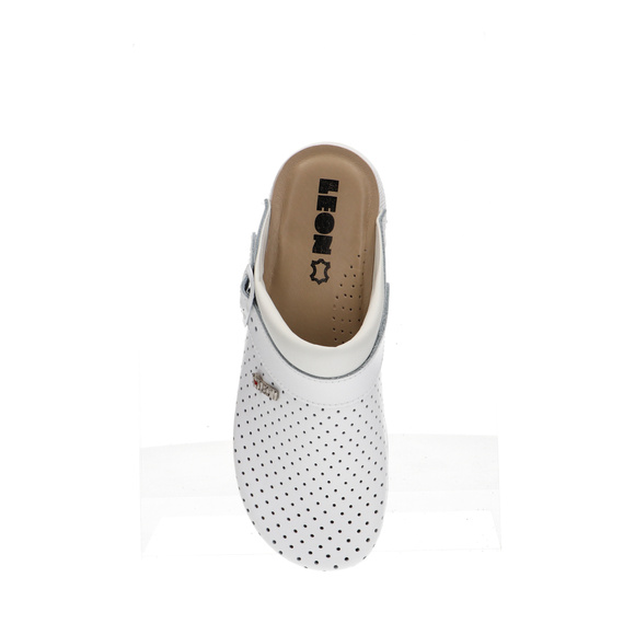 Klapki medyczne damskie wysokie profilaktyczne z paskiem