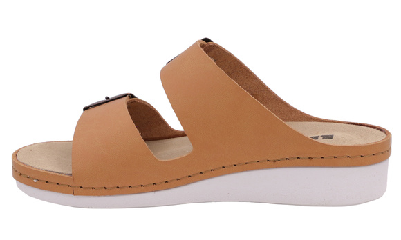 Klapki damskie casual profilaktyczne regulowane