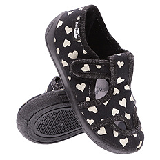 Kapcie dziecięce obuwie tekstylne na rzep