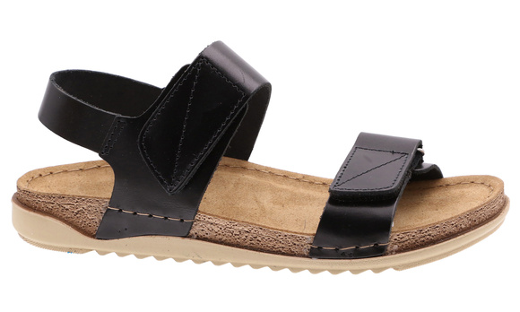 Sandały damskie profilaktyczne na rzepy