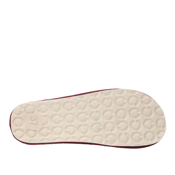 Kapcie damskie obuwie domowe filc / wyjmowana wkładka