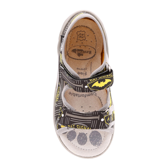 Kapcie dziecięce tekstylne sandałki na rzepy