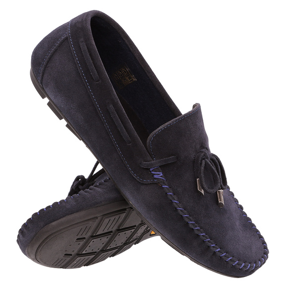 Obuwie męskie półbuty mokasyny skórzane