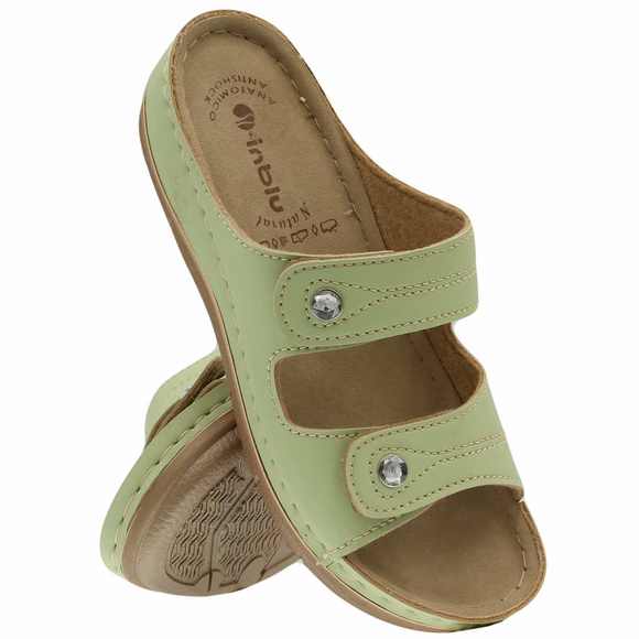 Klapki damskie profilaktyczne na rzepy