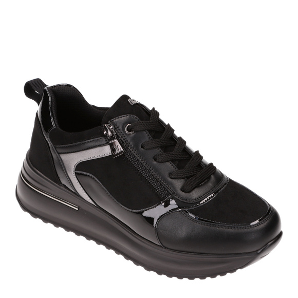 Obuwie damskie sportowe sneakers na suwak