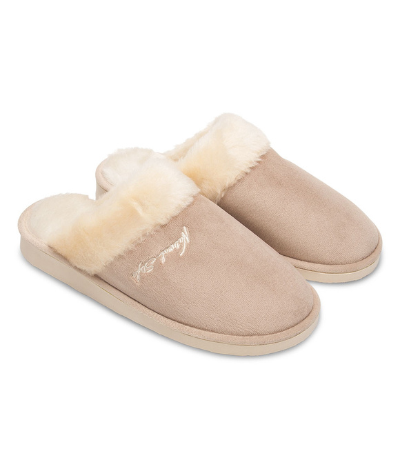 Kapcie damskie obuwie domowe ocieplane