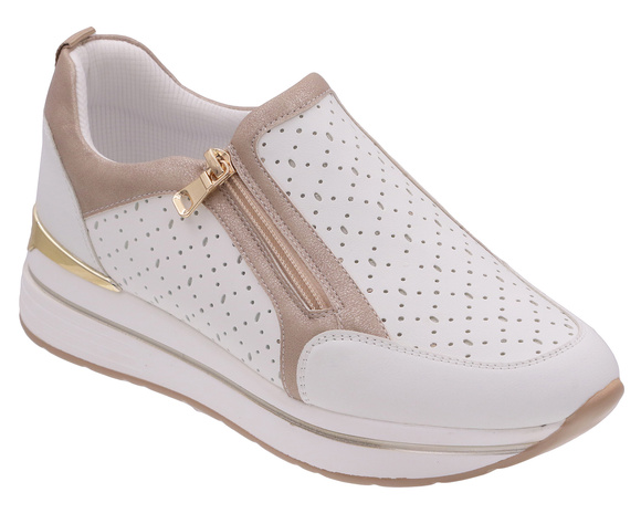Obuwie damskie sportowe sneakers na zamek