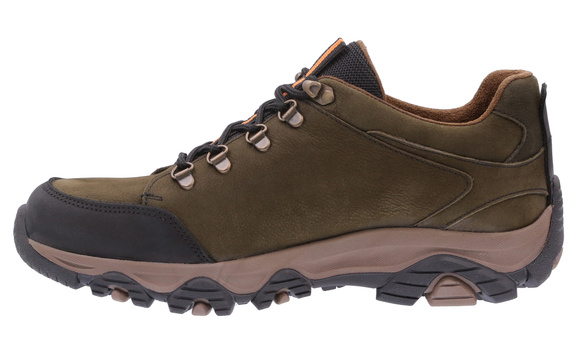 Buty trekking niskie skórzane sznurowane męskie / młodzieżowe