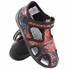 Kapcie dziecięce obuwie tekstylne na rzep